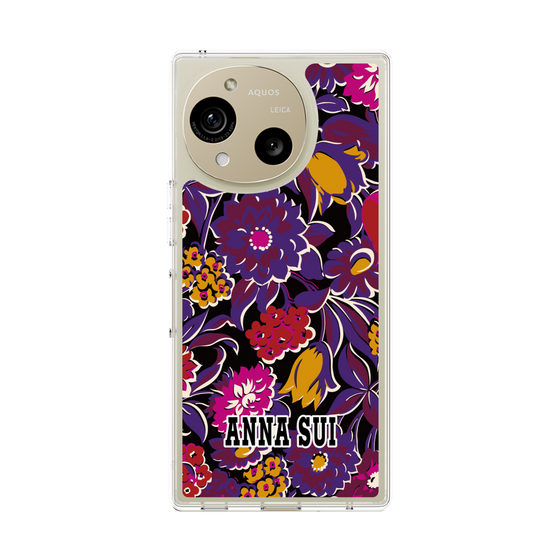 スリムプロテクションケース［ ANNA SUI - ガーデンフワラー - マゼンタ ］