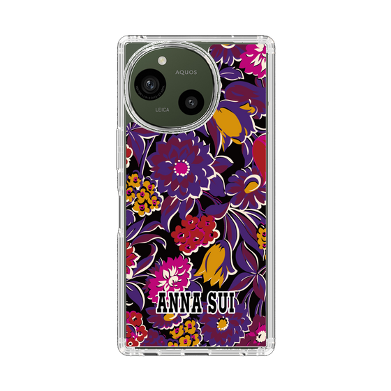 スリムプロテクションケース［ ANNA SUI - ガーデンフワラー - マゼンタ ］