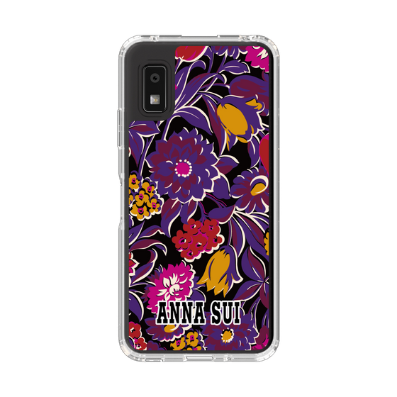 スリムプロテクションケース［ ANNA SUI - ガーデンフワラー - マゼンタ ］