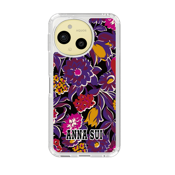スリムプロテクションケース［ ANNA SUI - ガーデンフワラー - マゼンタ ］