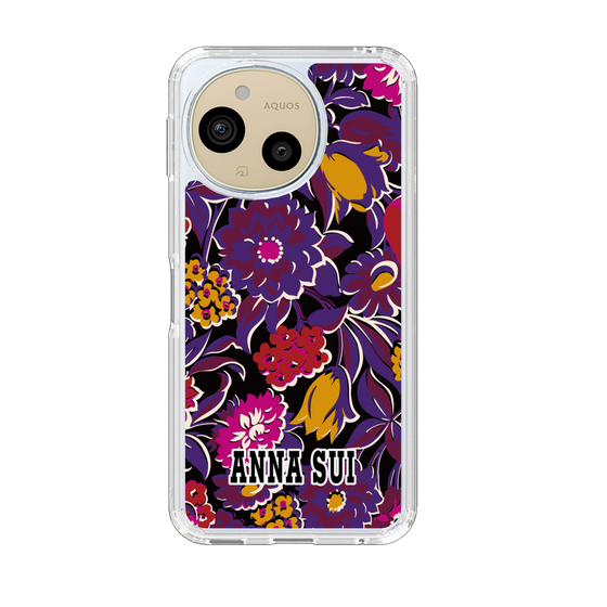 スリムプロテクションケース［ ANNA SUI - ガーデンフワラー - マゼンタ ］