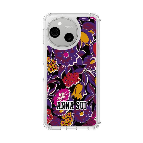 スリムプロテクションケース［ ANNA SUI - ガーデンフワラー - マゼンタ ］