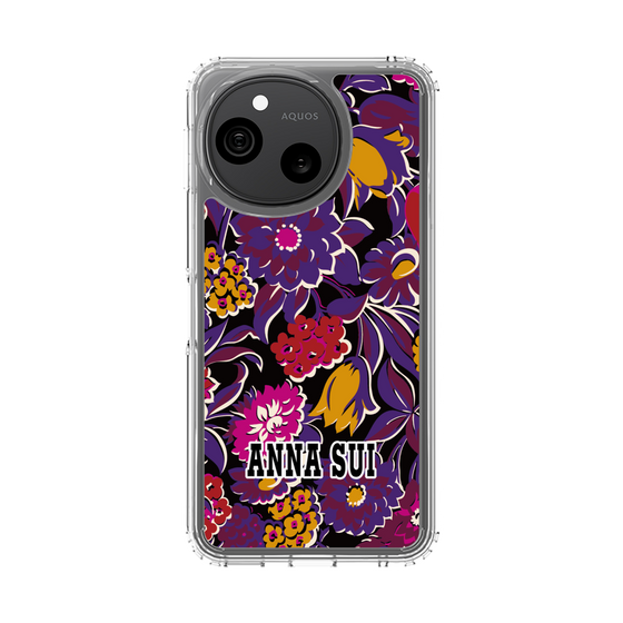 スリムプロテクションケース［ ANNA SUI - ガーデンフワラー - マゼンタ ］
