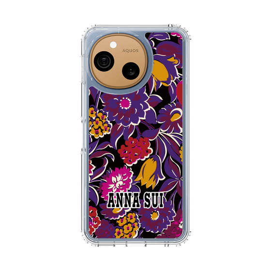 スリムプロテクションケース［ ANNA SUI - ガーデンフワラー - マゼンタ ］