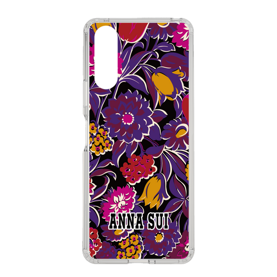 スリムプロテクションケース［ ANNA SUI - ガーデンフワラー - マゼンタ ］