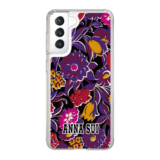 スリムプロテクションケース［ ANNA SUI - ガーデンフワラー - マゼンタ ］