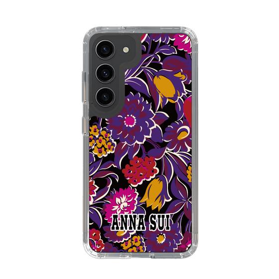 スリムプロテクションケース［ ANNA SUI - ガーデンフワラー - マゼンタ ］