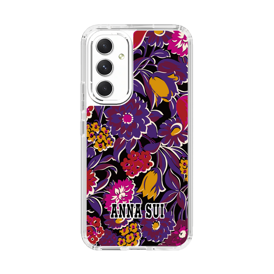 スリムプロテクションケース［ ANNA SUI - ガーデンフワラー - マゼンタ ］