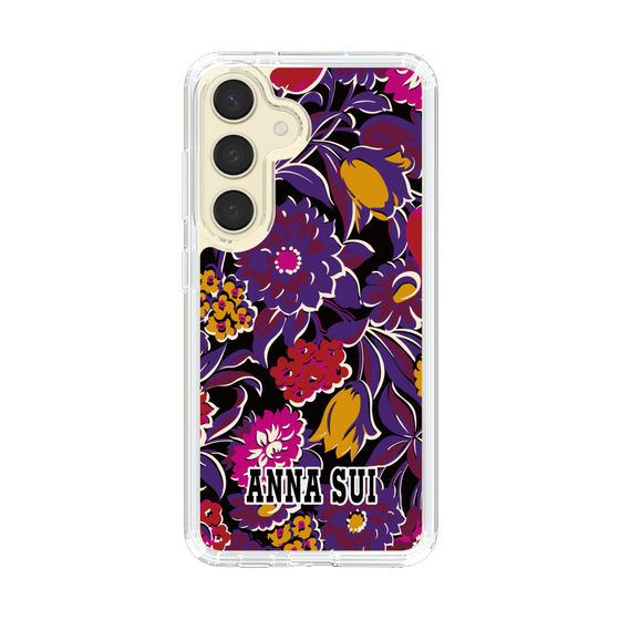 スリムプロテクションケース［ ANNA SUI - ガーデンフワラー - マゼンタ ］