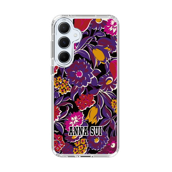 スリムプロテクションケース［ ANNA SUI - ガーデンフワラー - マゼンタ ］