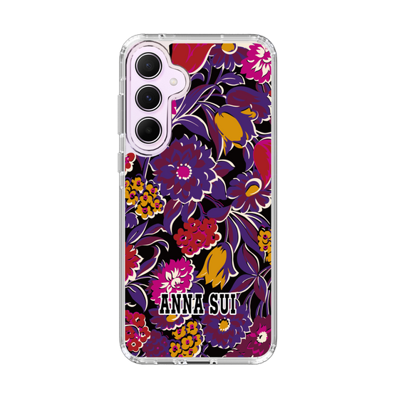 スリムプロテクションケース［ ANNA SUI - ガーデンフワラー - マゼンタ ］