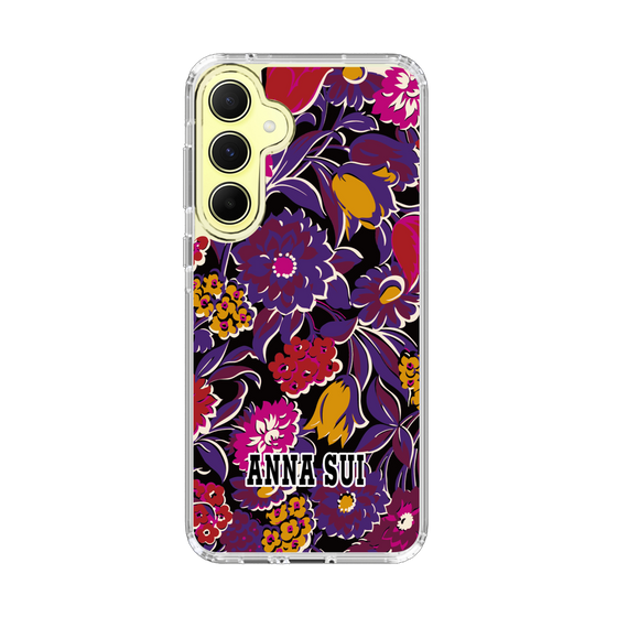 スリムプロテクションケース［ ANNA SUI - ガーデンフワラー - マゼンタ ］