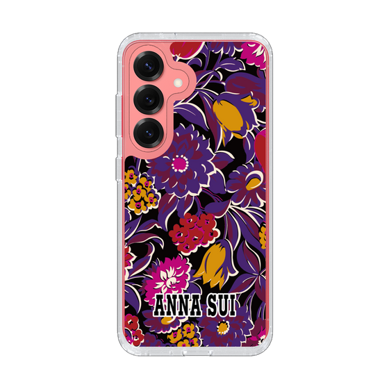 スリムプロテクションケース［ ANNA SUI - ガーデンフワラー - マゼンタ ］