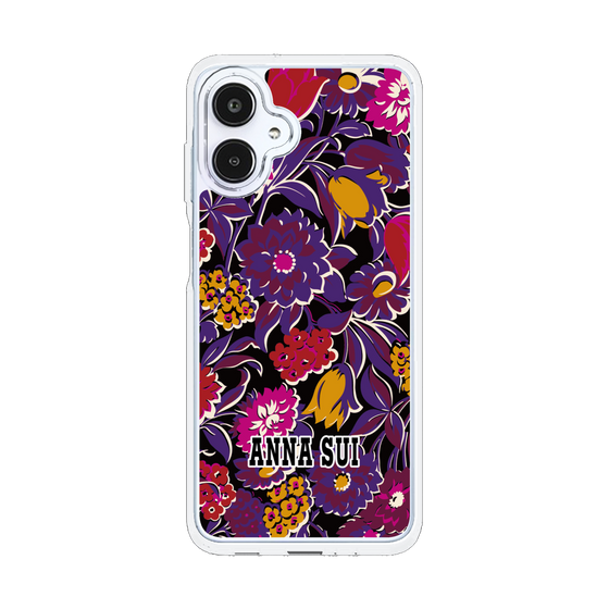 スリムプロテクションケース［ ANNA SUI - ガーデンフワラー - マゼンタ ］