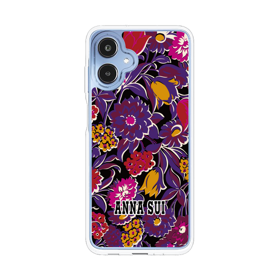 スリムプロテクションケース［ ANNA SUI - ガーデンフワラー - マゼンタ ］