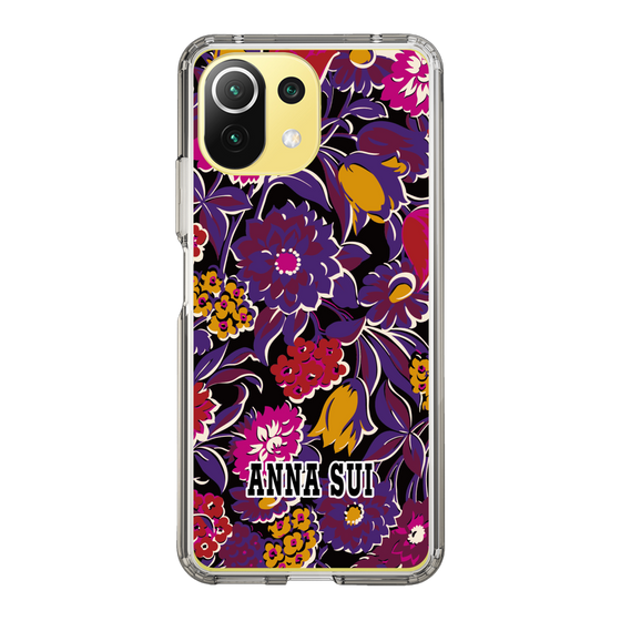 スリムプロテクションケース［ ANNA SUI - ガーデンフワラー - マゼンタ ］