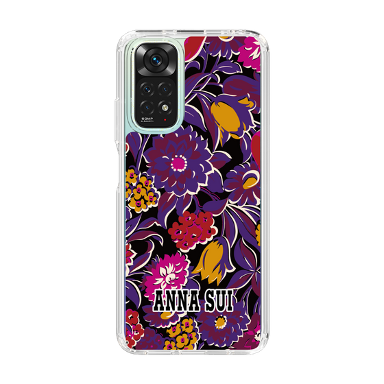 スリムプロテクションケース［ ANNA SUI - ガーデンフワラー - マゼンタ ］