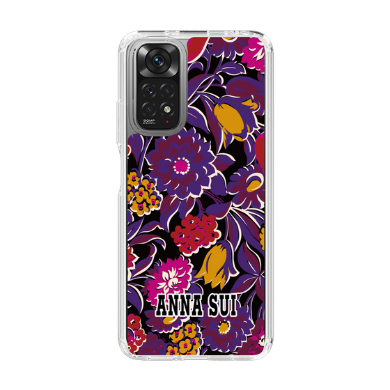 スリムプロテクションケース［ ANNA SUI - ガーデンフワラー - マゼンタ ］