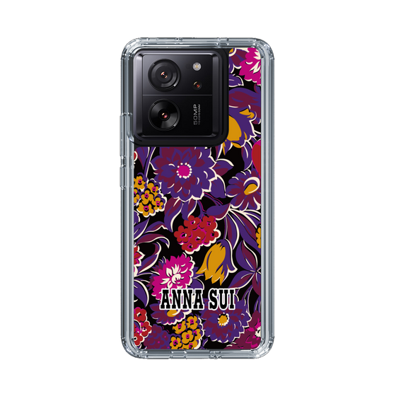 スリムプロテクションケース［ ANNA SUI - ガーデンフワラー - マゼンタ ］