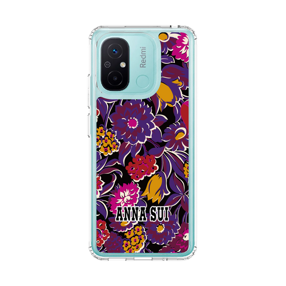 スリムプロテクションケース［ ANNA SUI - ガーデンフワラー - マゼンタ ］