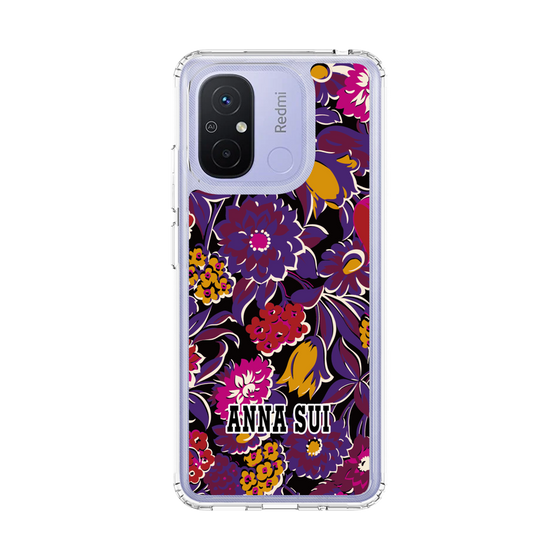 スリムプロテクションケース［ ANNA SUI - ガーデンフワラー - マゼンタ ］
