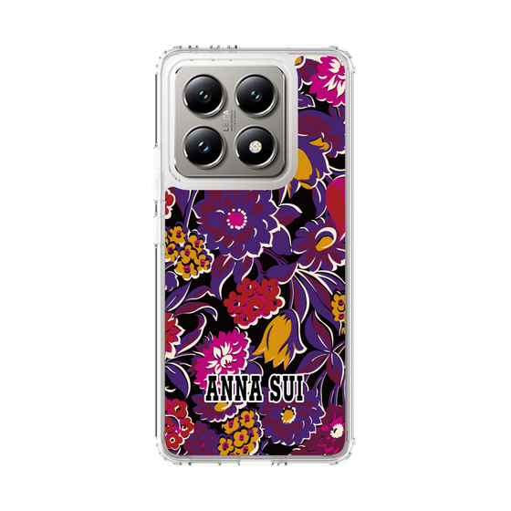 スリムプロテクションケース［ ANNA SUI - ガーデンフワラー - マゼンタ ］