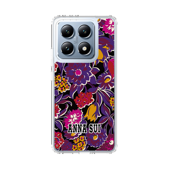 スリムプロテクションケース［ ANNA SUI - ガーデンフワラー - マゼンタ ］