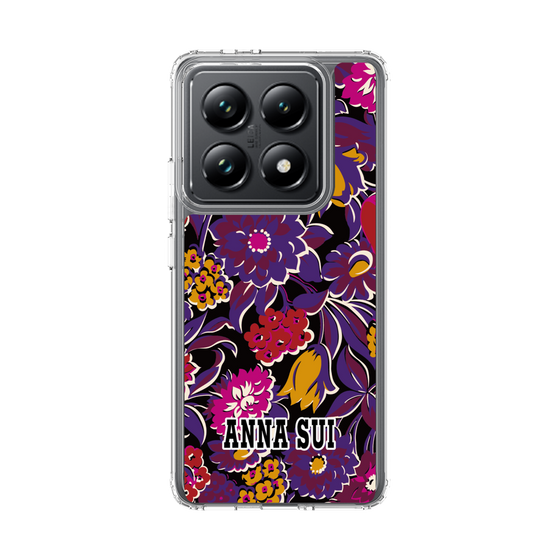 スリムプロテクションケース［ ANNA SUI - ガーデンフワラー - マゼンタ ］