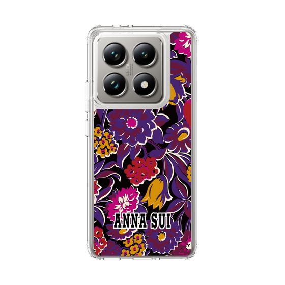スリムプロテクションケース［ ANNA SUI - ガーデンフワラー - マゼンタ ］