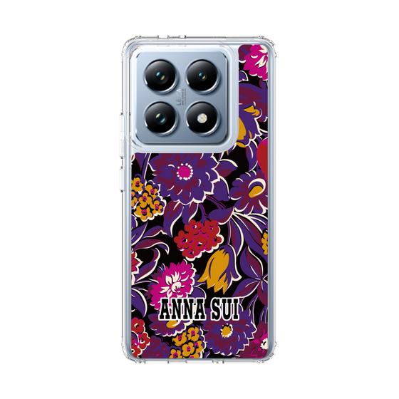 スリムプロテクションケース［ ANNA SUI - ガーデンフワラー - マゼンタ ］