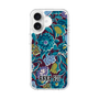 スリムプロテクションケース［ ANNA SUI - ガーデンフワラー - シアン ］