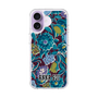 スリムプロテクションケース［ ANNA SUI - ガーデンフワラー - シアン ］
