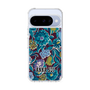 スリムプロテクションケース［ ANNA SUI - ガーデンフワラー - シアン ］