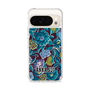 スリムプロテクションケース［ ANNA SUI - ガーデンフワラー - シアン ］