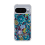 スリムプロテクションケース［ ANNA SUI - ガーデンフワラー - シアン ］