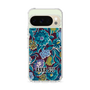 スリムプロテクションケース［ ANNA SUI - ガーデンフワラー - シアン ］