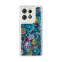 スリムプロテクションケース［ ANNA SUI - ガーデンフワラー - シアン ］