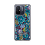 スリムプロテクションケース［ ANNA SUI - ガーデンフワラー - シアン ］