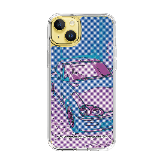 スリムプロテクションケース［ SUZUKI - CAPPUCCINO Halftone - Purple ］