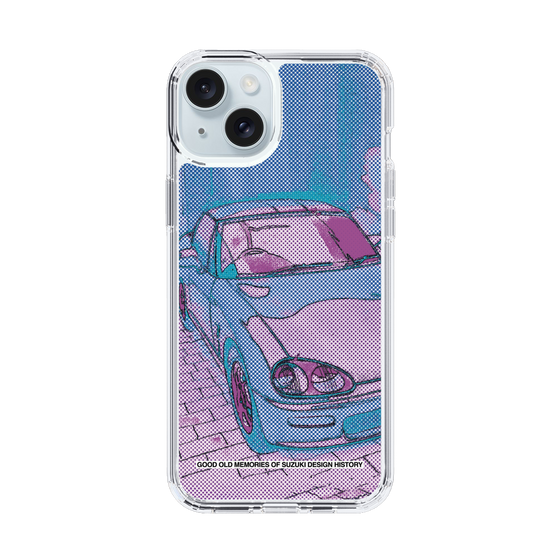 スリムプロテクションケース［ SUZUKI - CAPPUCCINO Halftone - Purple ］