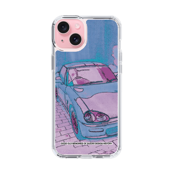 スリムプロテクションケース［ SUZUKI - CAPPUCCINO Halftone - Purple ］