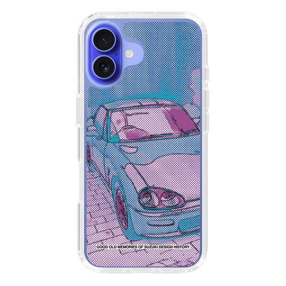 スリムプロテクションケース［ CAPPUCCINO Halftone - Purple ］