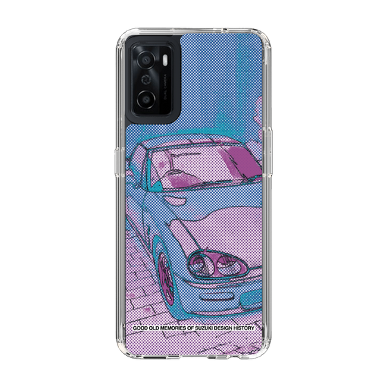 スリムプロテクションケース［ SUZUKI - CAPPUCCINO Halftone - Purple ］