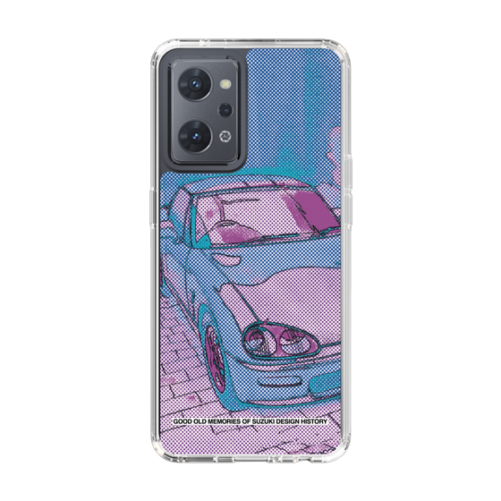 スリムプロテクションケース［ SUZUKI - CAPPUCCINO Halftone - Purple ］