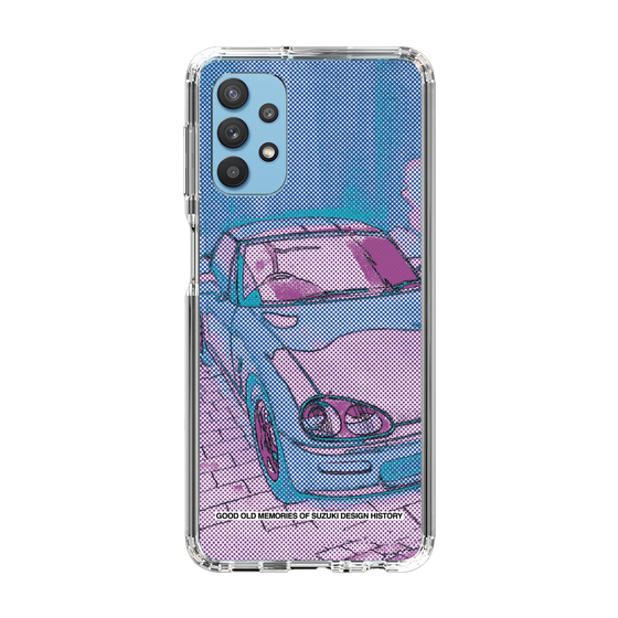 スリムプロテクションケース［ SUZUKI - CAPPUCCINO Halftone - Purple ］