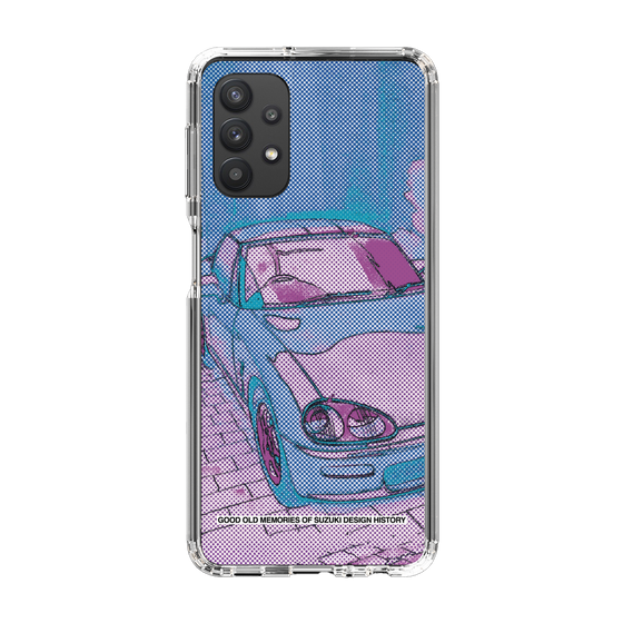 スリムプロテクションケース［ SUZUKI - CAPPUCCINO Halftone - Purple ］