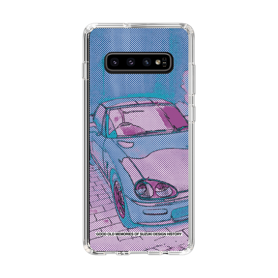 スリムプロテクションケース［ SUZUKI - CAPPUCCINO Halftone - Purple ］