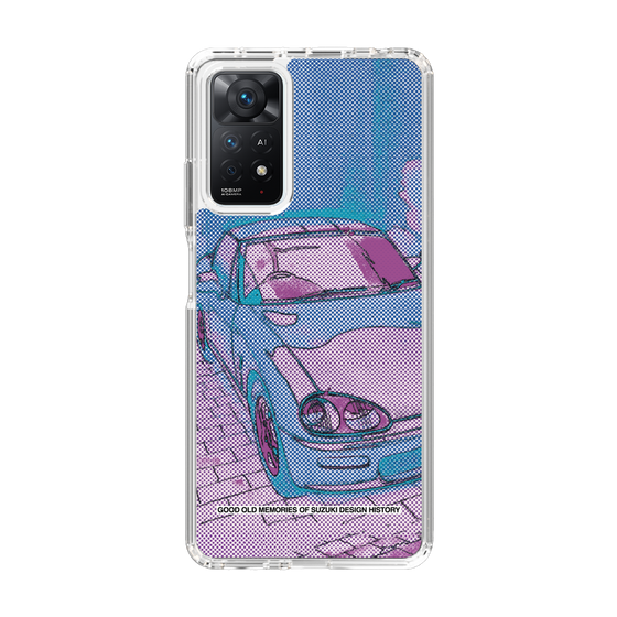 スリムプロテクションケース［ SUZUKI - CAPPUCCINO Halftone - Purple ］