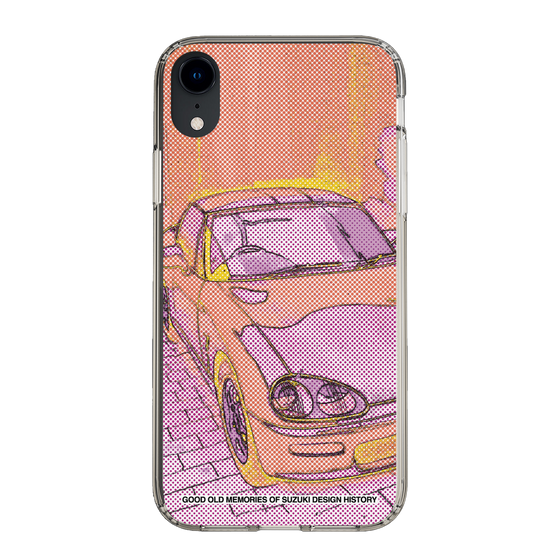 スリムプロテクションケース［ SUZUKI - CAPPUCCINO Halftone - Orange ］