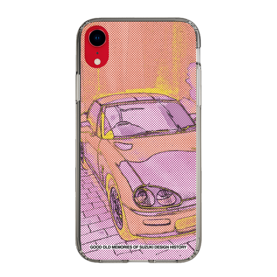 スリムプロテクションケース［ SUZUKI - CAPPUCCINO Halftone - Orange ］